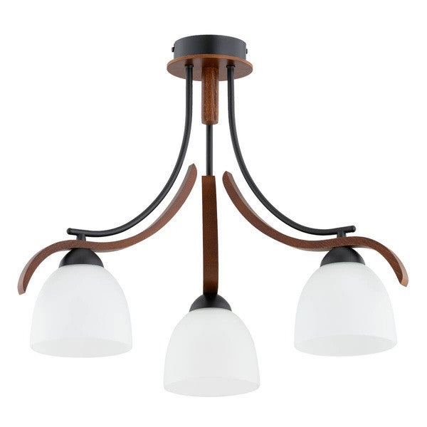 Lampa sufitowa wisząca Barsum złota 3xE14x10W styl klasyczny wym: 48 x 56 x 56 cm metal Alfa