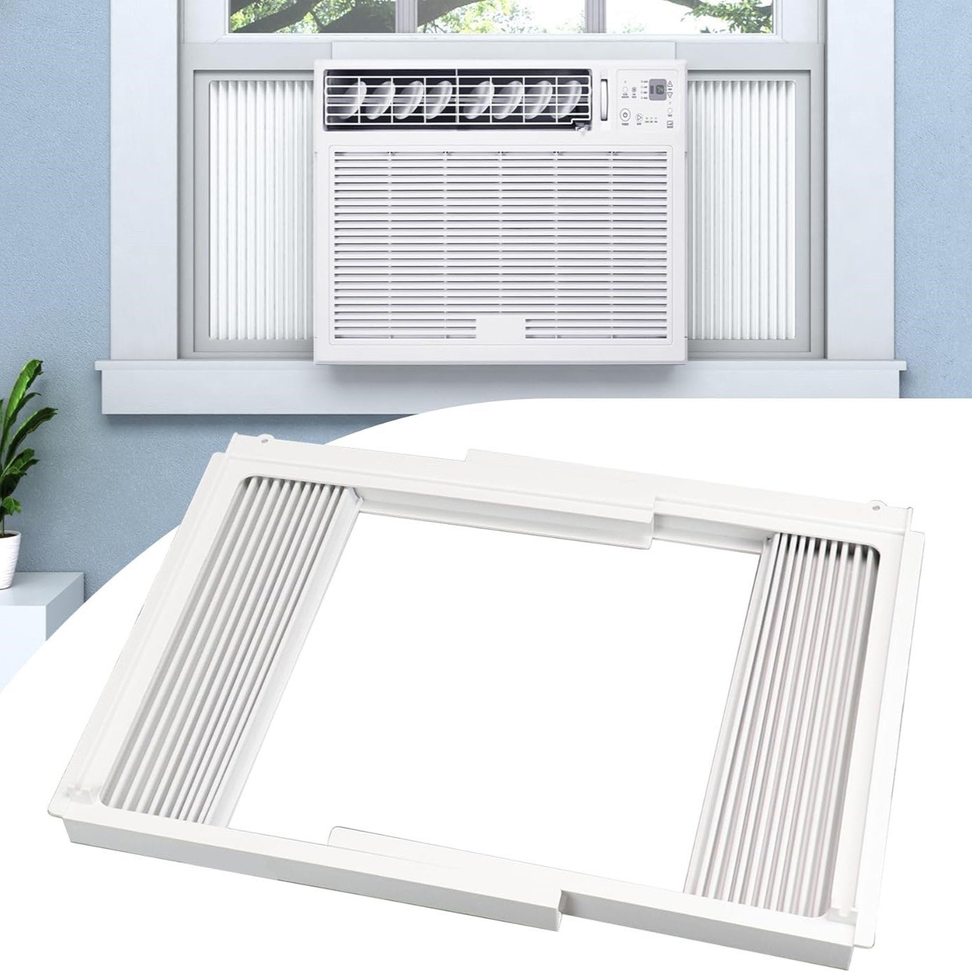 Panneaux latéraux avec cadre pour climatiseur de fenêtre Panneau — free download