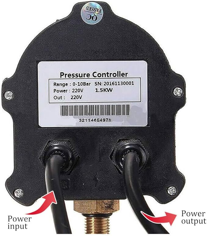 Régulateur de pression numérique 220V pour pompe à eau, avec protection contre les pénuries d'eau - 5