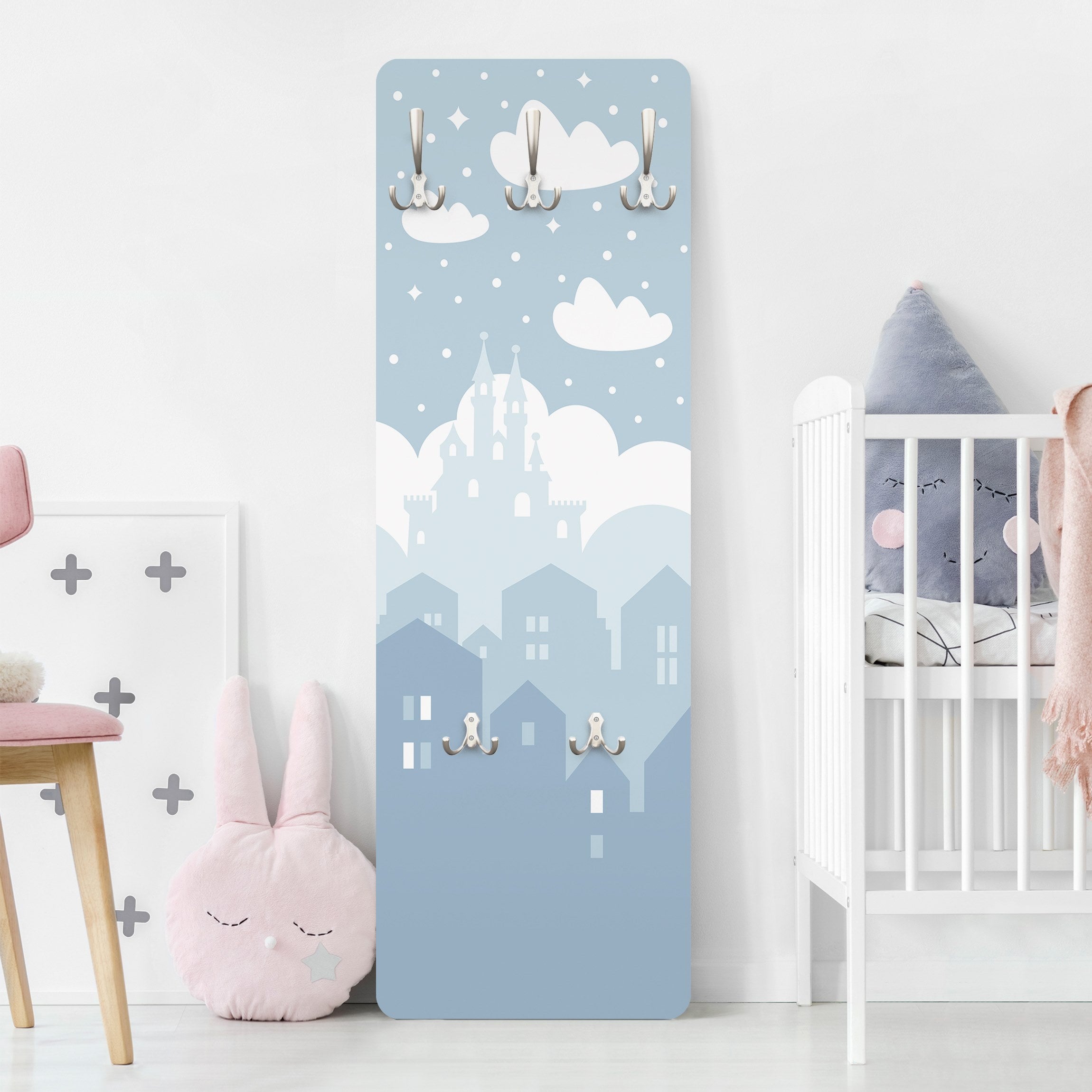 Patère murale enfant Floz Design - porte manteau enfant - porte manteau dans entrée ou