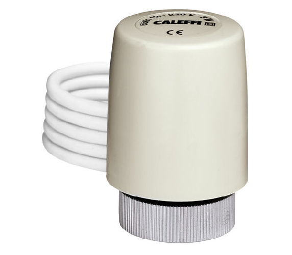 COMANDO ELETTROTERMICO CALEFFI 220V NORMALMENTE CHIUSO CON MICROINTERRUTTORE AUSILIARIO art. 656112