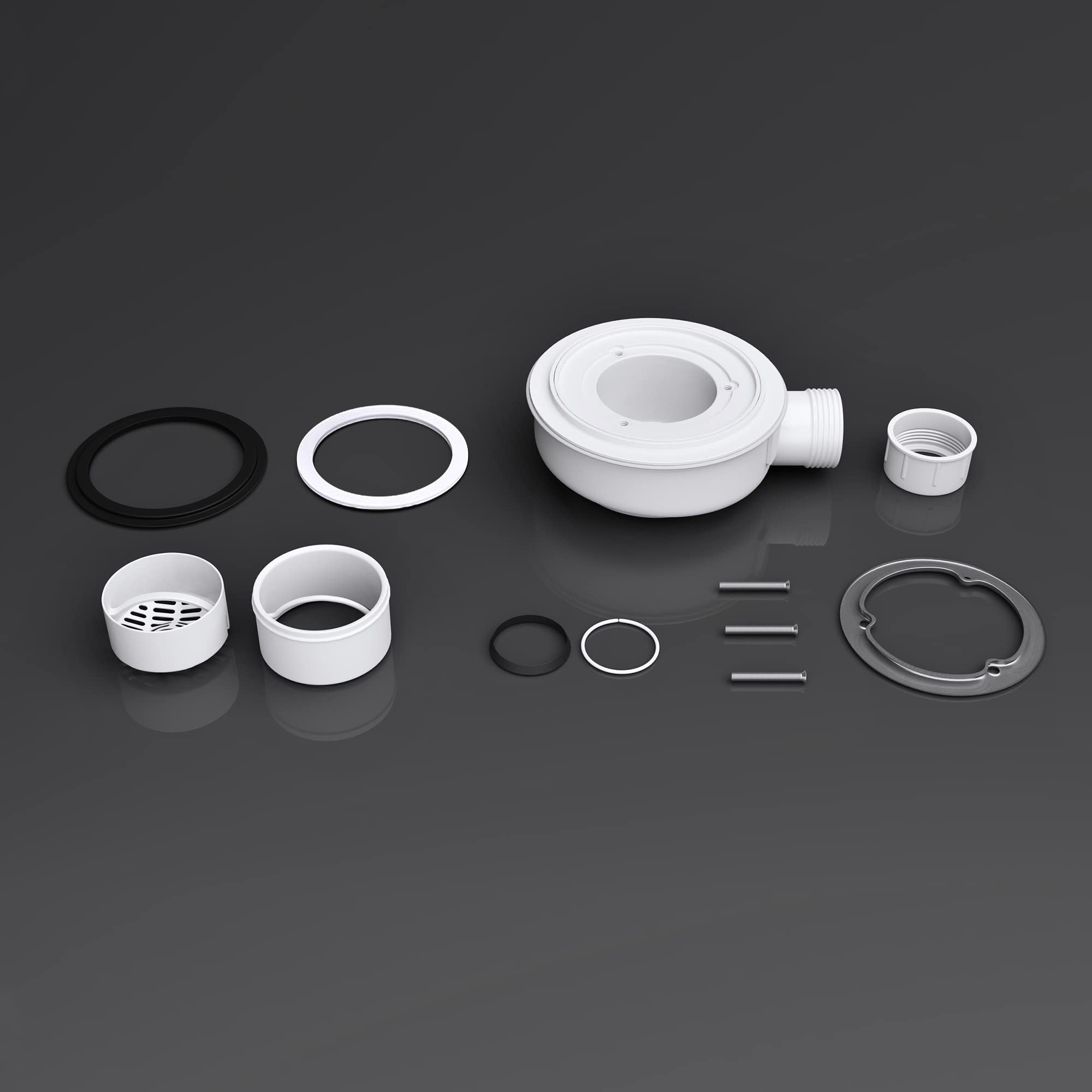 Mai & Mai Bonde de Douche pour Receveur de Douche 90mm Standard Bonde de Bac à Douche A06 - 5