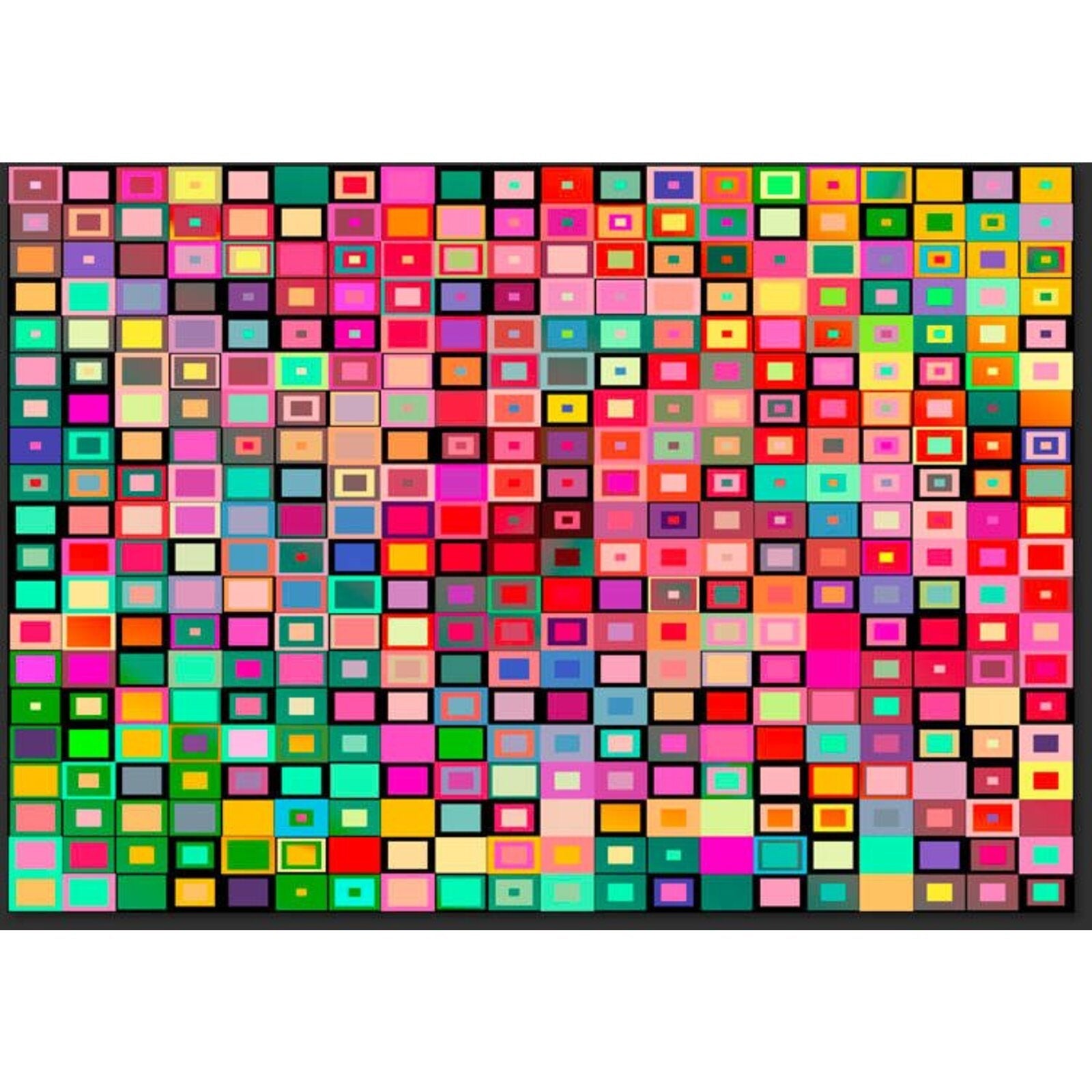 Papier peint boîtes colorées - 250 x 175 cm - 2