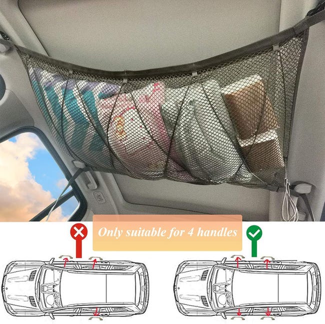 TrunkExpert, Sac En Filet De Coffre Universel Avec Scratch, Sac De Rangement 20 Cm X 50 Cm, Voiture, Sac En Filet Avec Bandes Scratch Solides Pour TrunkExpert, Sac En Filet De Coffre Universel Avec Scratch, Sac De Rangement 20 Cm X 50 Cm, Voiture, Sac En Filet Avec Bandes Scratch Solides Pour