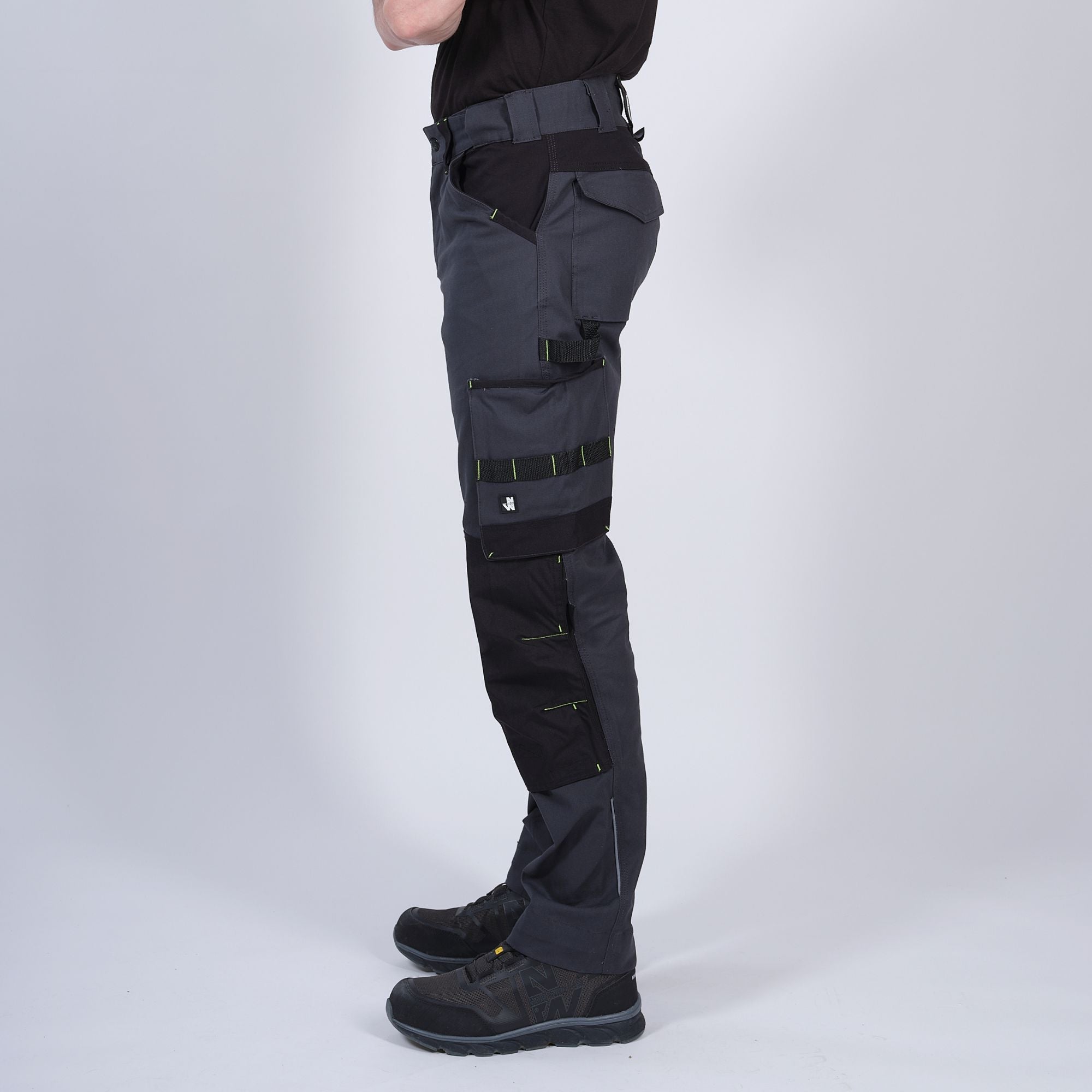 LIMEE - CALÇA DE TRABALHO - 1138 | Cinza / Preto - 4