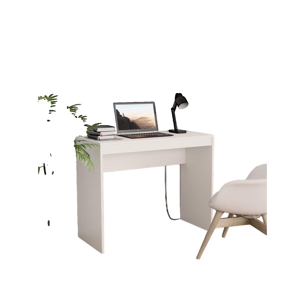 Bureau Blanc 90x40x72 cm Bois d'ingénierie vidaXL - 2