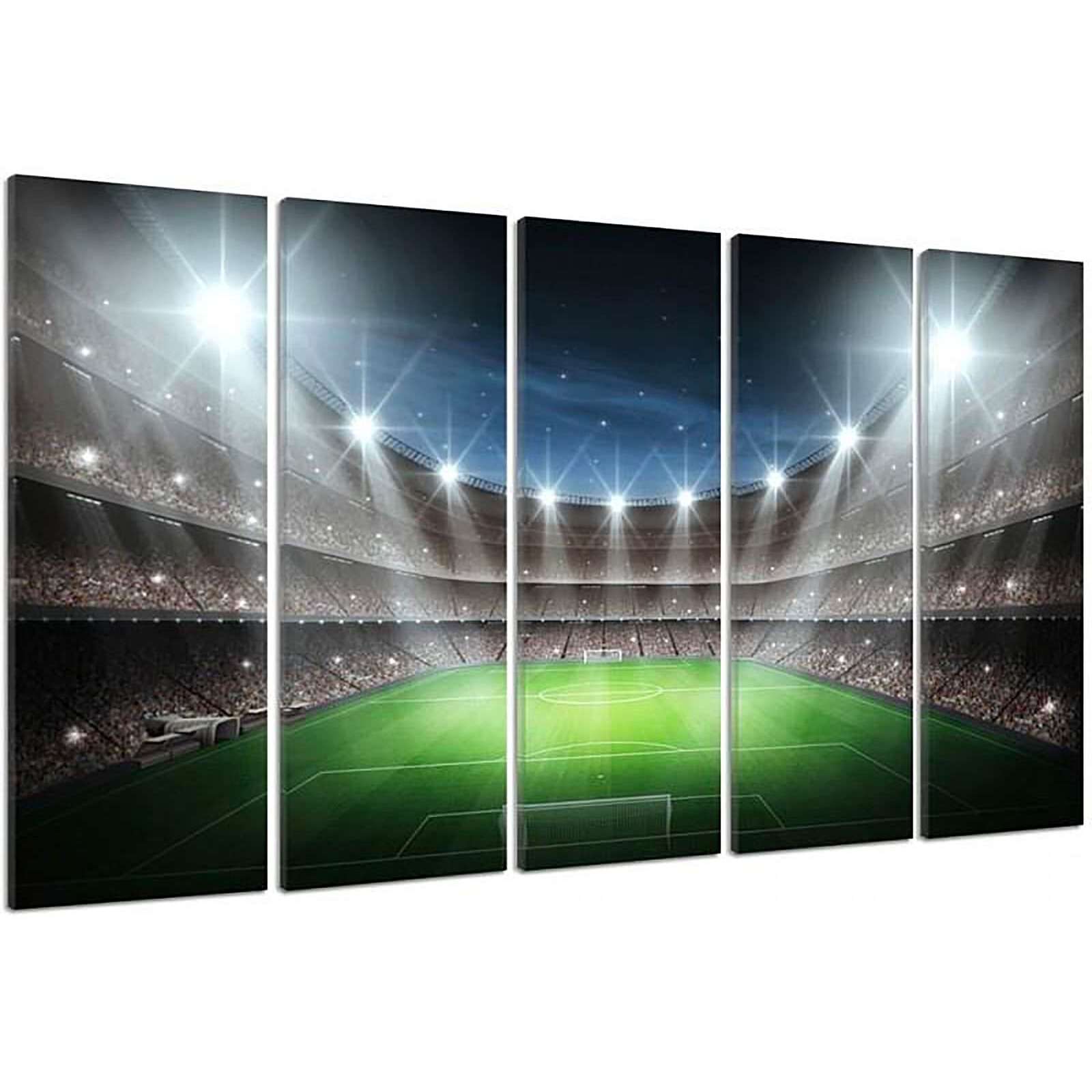 Tableau un stade de football à l'honneur - 250 x 120 cm - 2