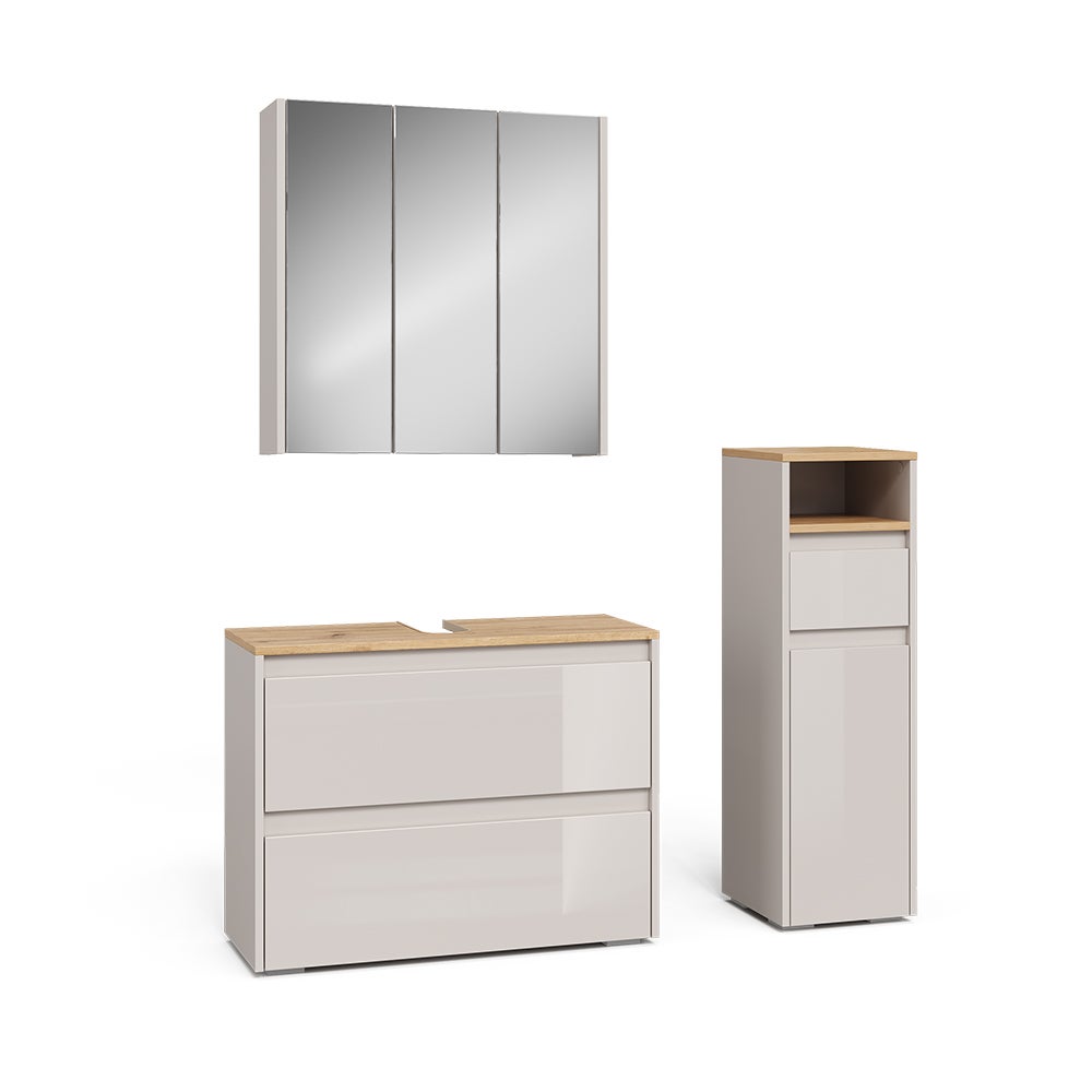 Vicco Zestaw mebli łazienkowych Majest, Kaszmir/Rękodzieło, 3 części