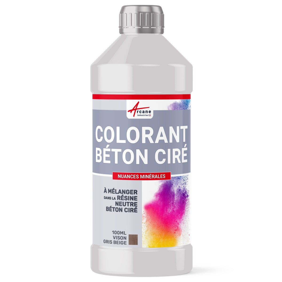 COLORANTE PER CEMENTO CERATO MINERAL EFFECT - 155 - 250 ml Flanella Grigio Scuro - ARCANE INDUSTRIES - 3