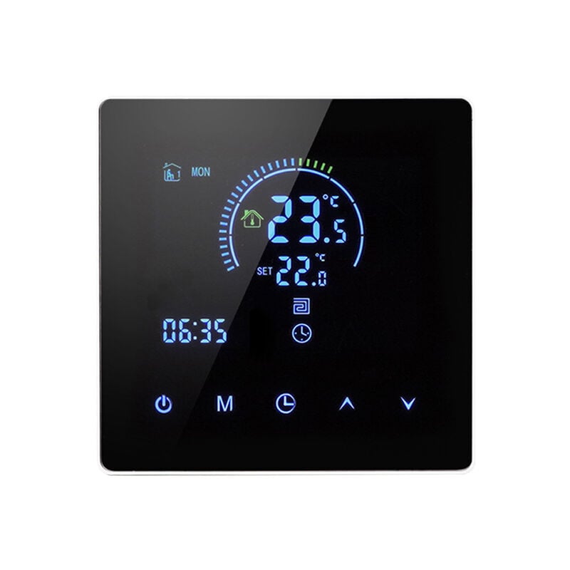 Termostato Ambiente Per Riscaldamento A Pavimento 230V 16A &ndash; Con Sensore NTC, Controllo Temperatura, Nuovo