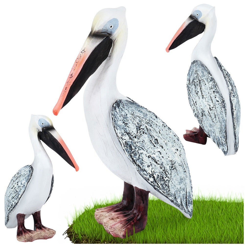 Figurka ogrodowa czapla 20,5x10,5x28,5 cm - 7