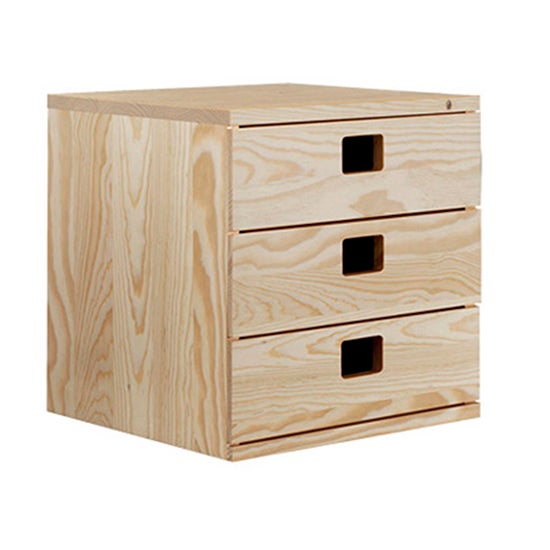 CAJONERA MODULAR 3 CAJONES 36X33X36cm-