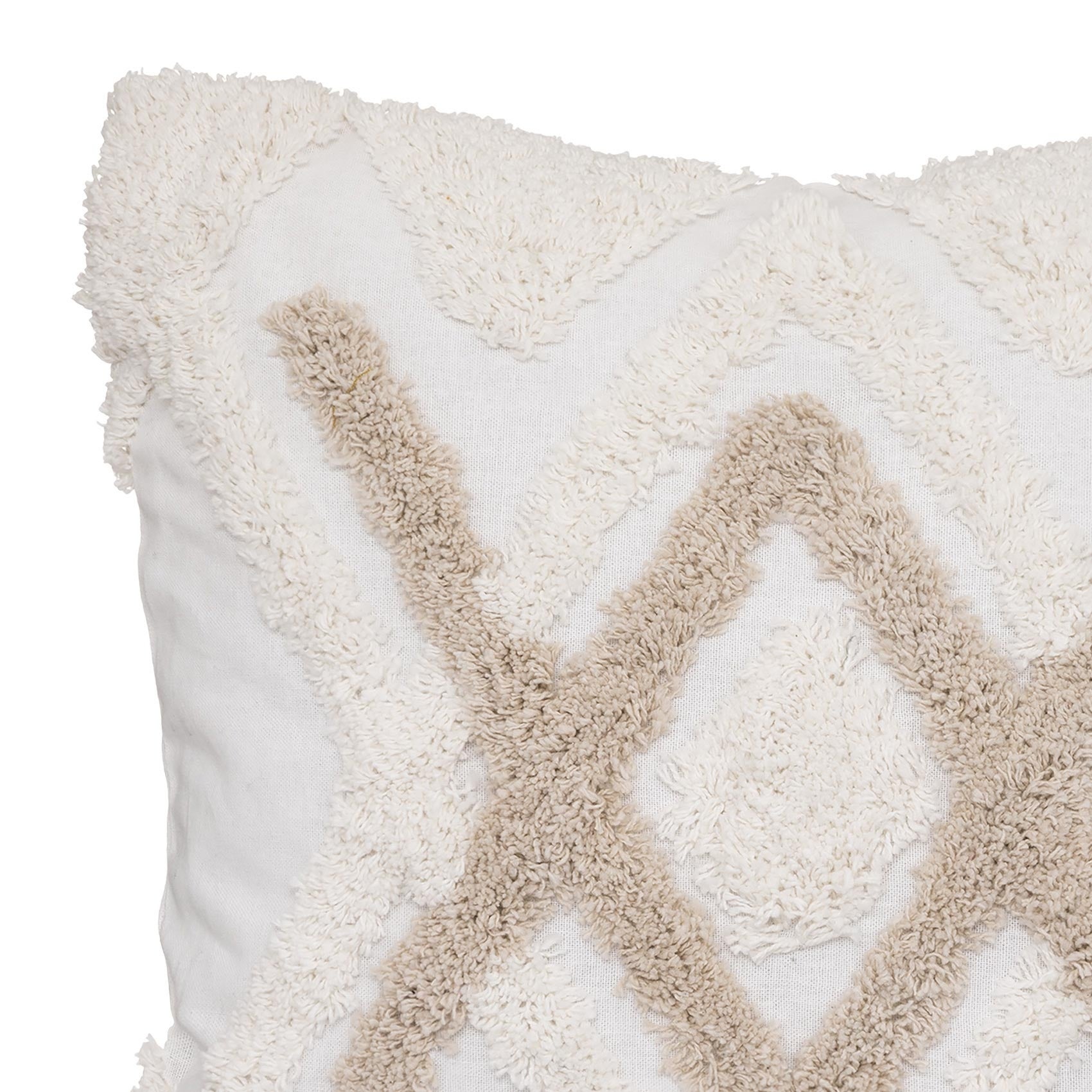 Housse de coussin - coton tufté - 40x40 cm - Atmosphera créateur d'intérieur - 3