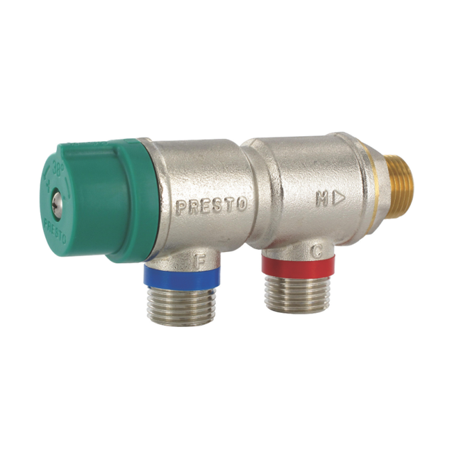 Régulateur thermostatique de sécurité à entrées parallèles 3/4'' Presto