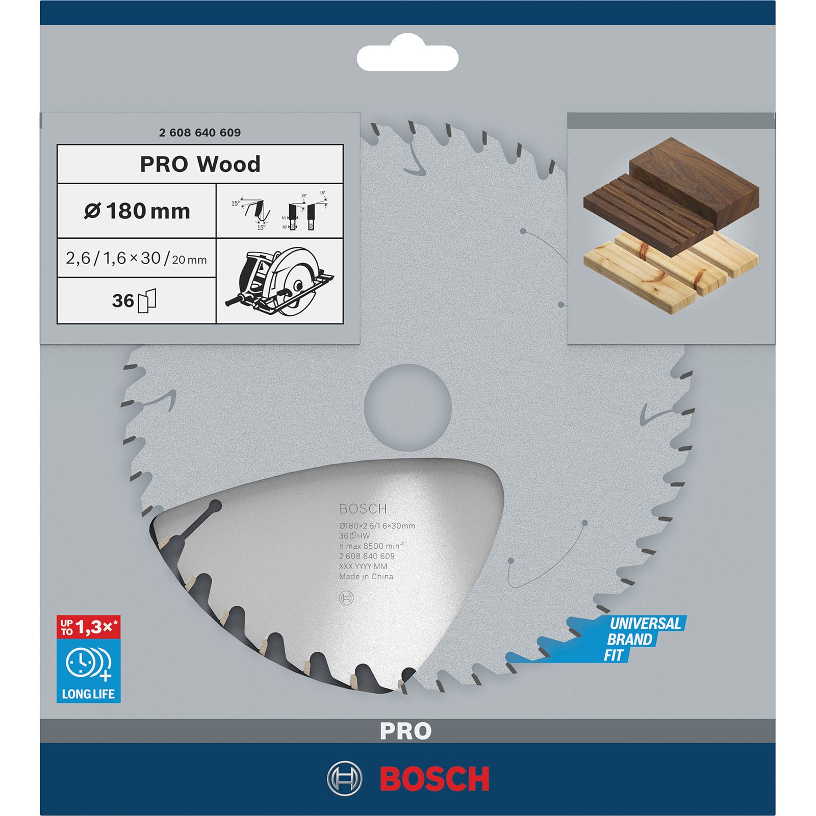 Tarcza pilarki tarczowej Bosch Optiline Wood 180 mm 36 zębów z węglika - 4
