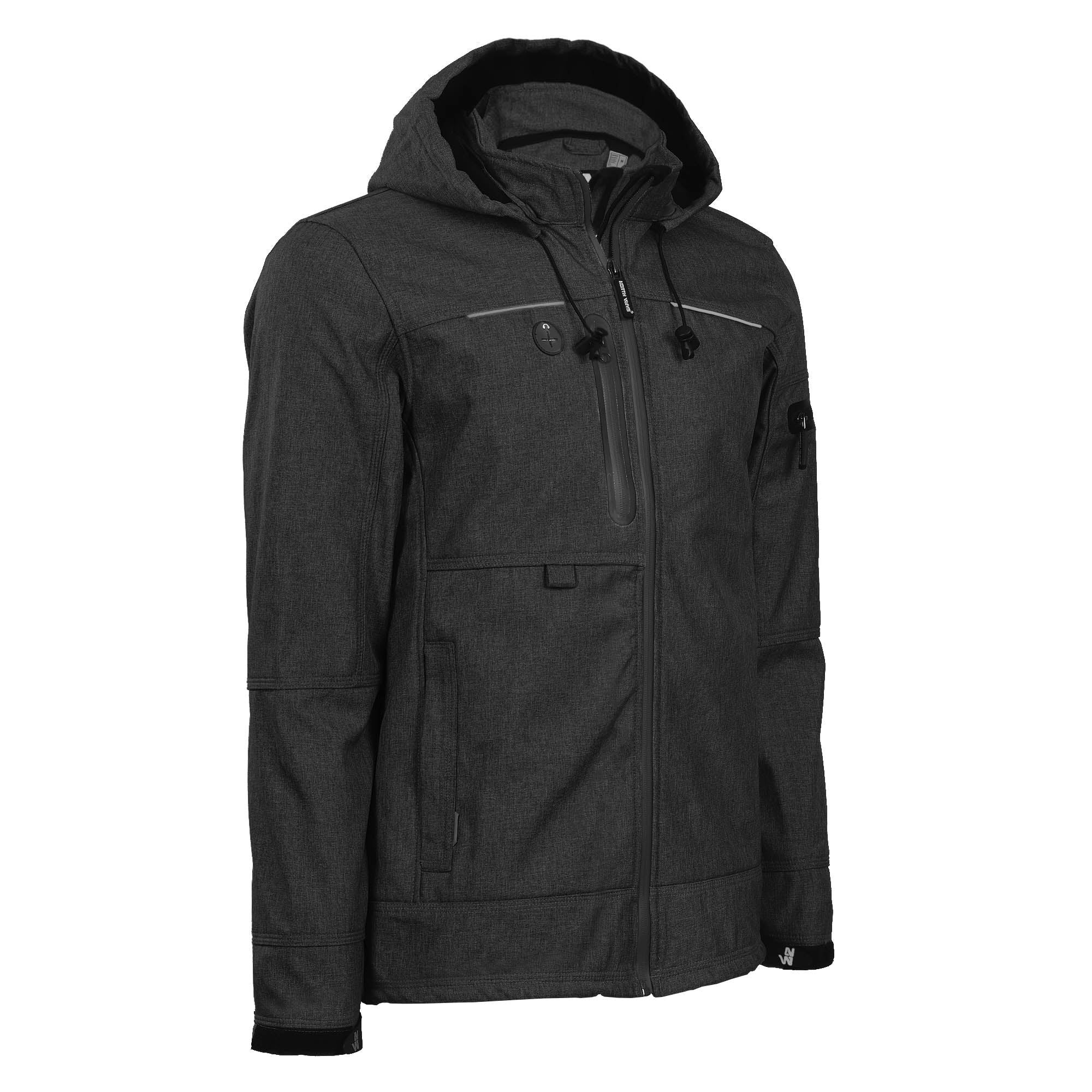 FLORES - BLOUSON DE TRAVAIL EN SOFTSHELL - 1133 Noir S - 4
