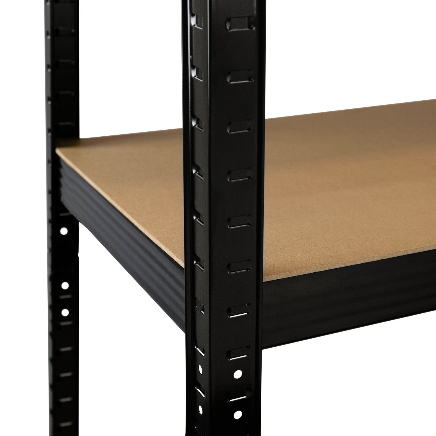 Pack de 2 Prateleiras Metálicas Modulares com 5 Prateleiras 875kg Preto 90x40x180cm Thinia Home - 3