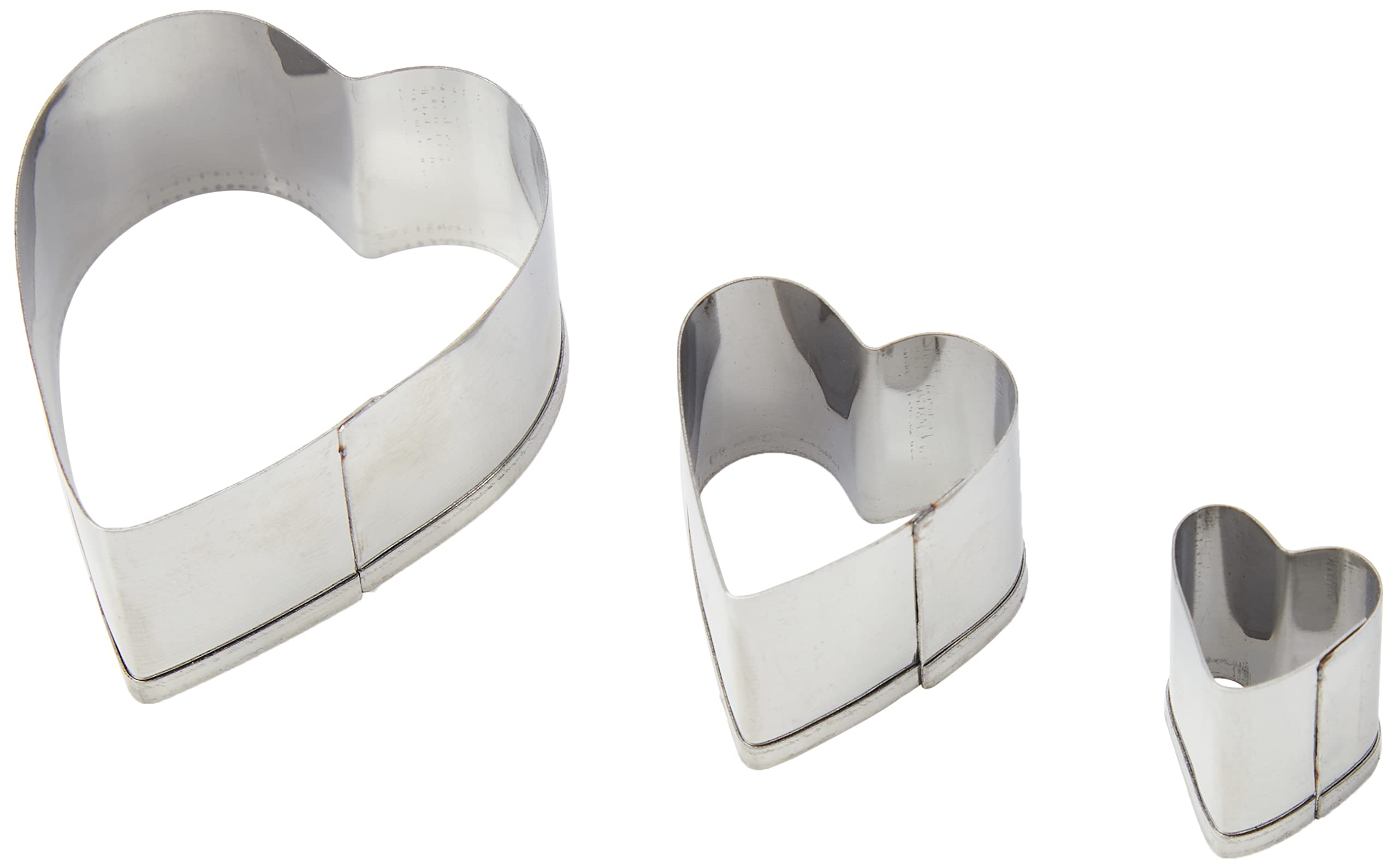 Forme Rotonde Per Impasti Stampini Per Biscotti A Forma Di Forma A Mano, Argento, Acciaio Inossidabile, Silver, 7,5 Cm Stampini In Acciaio Per Impasti Spessi