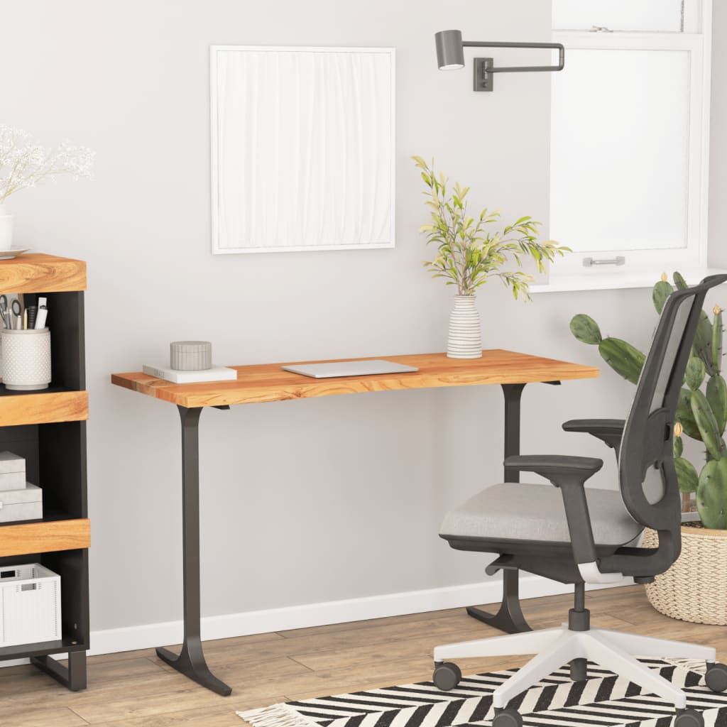 Tablero de escritorio 110x50x2,5 cm rectangular de madera maciza de acacia