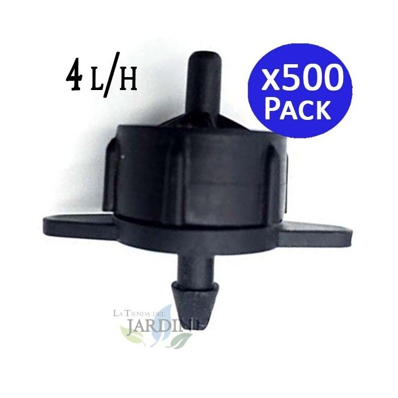 Lot De 500 Goutteur D'arrosage 4 Litres/heure Goutte à Goutte, Système D'arrosage Automatique