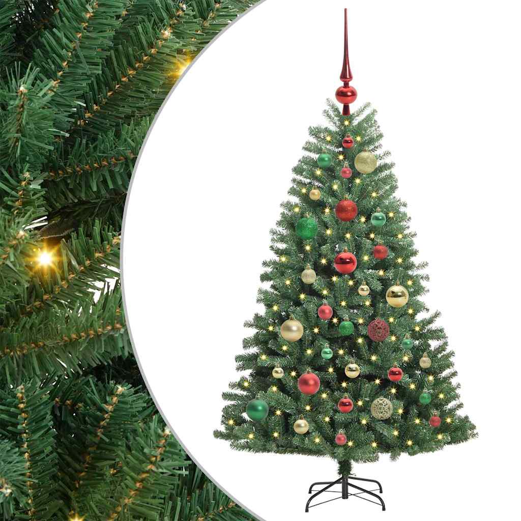 UISEBRT Albero di Natale artificiale con illuminazione a LED, 210