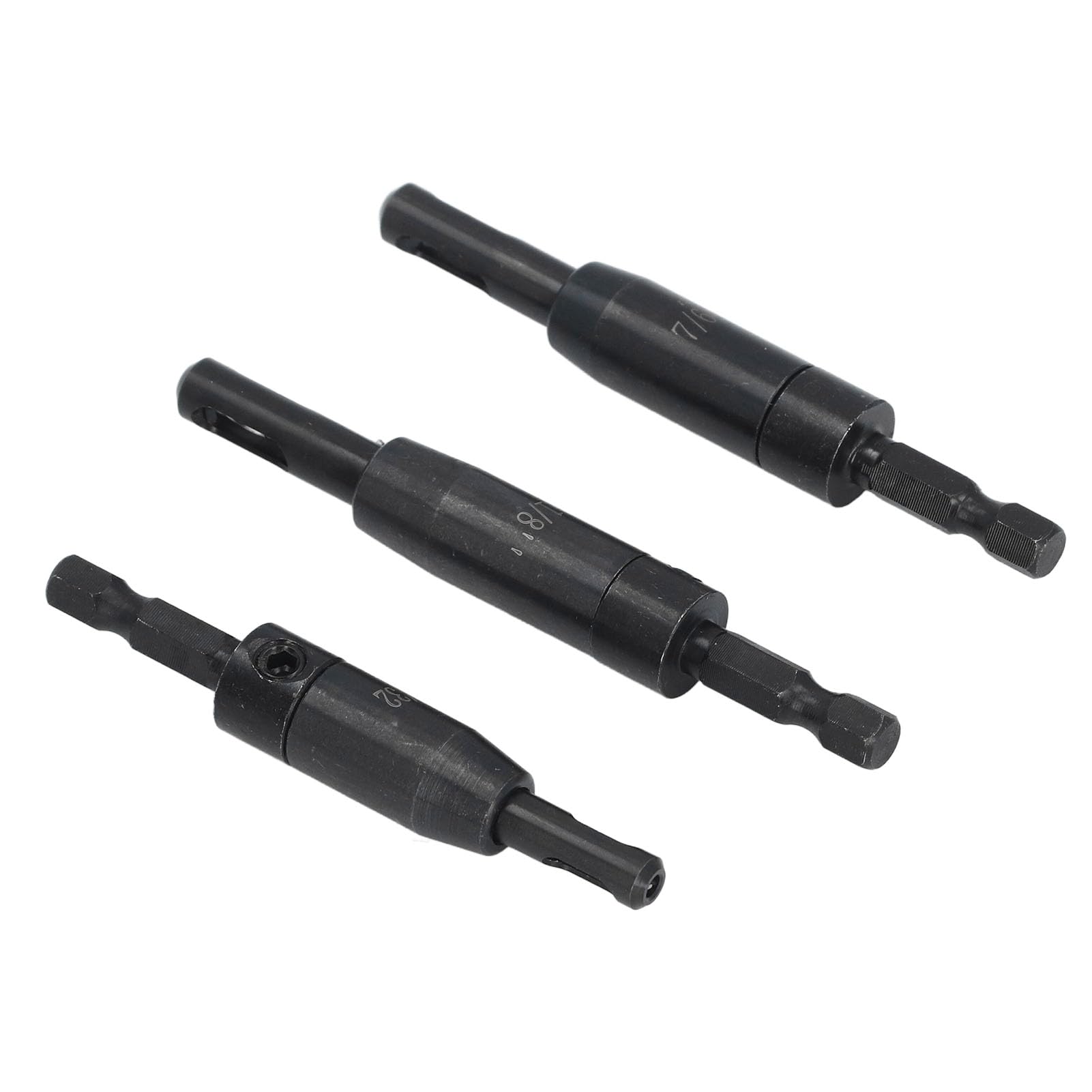 Lot De 3 Forets Hélicoïdaux à Pointe Ronde 3.5mm - Bois, Plastique, Caoutchouc - Précision Menuiserie