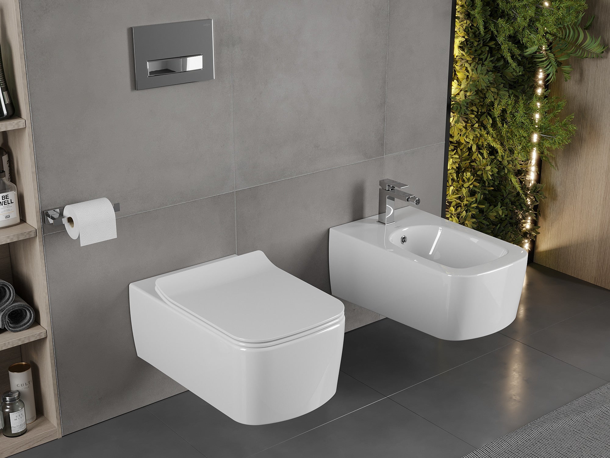 Mexen York bidet wiszący, biały - 35115500 - 2
