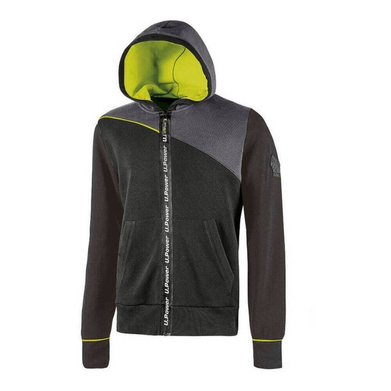 Sweat à capuche zippé Jupiter noir - U Power - Taille XL - 3