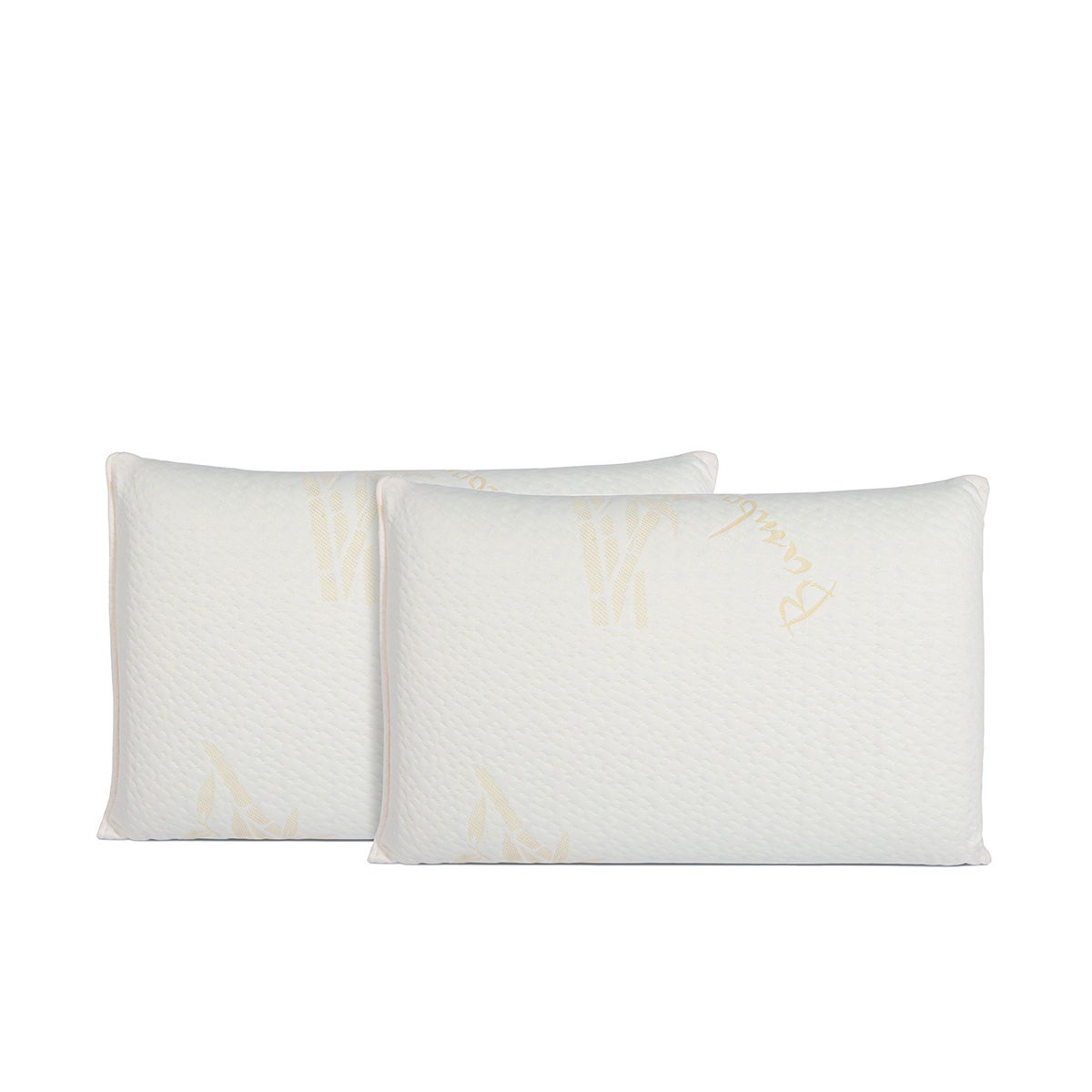 Lot de 4 oreillers Bamboo 60x60 cm Mémoire de forme - 8