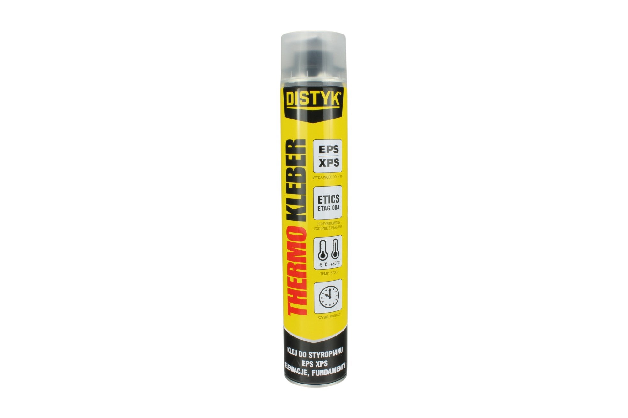 Klej do styropianu EPS/XPS do elewacji i fundamentów THERMO KLEBER 750ml DISTYK