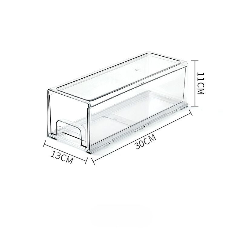 Organiseur de tiroir acrylique ClearView grande capacité anti-poussière empilable pour petits objets bureau cosmétiques - 6