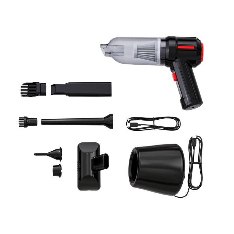 Aspirateur de voiture puissant, aspirateur à main sans fil, aspirateur de bureau rechargeable avec filtre lavable - 7