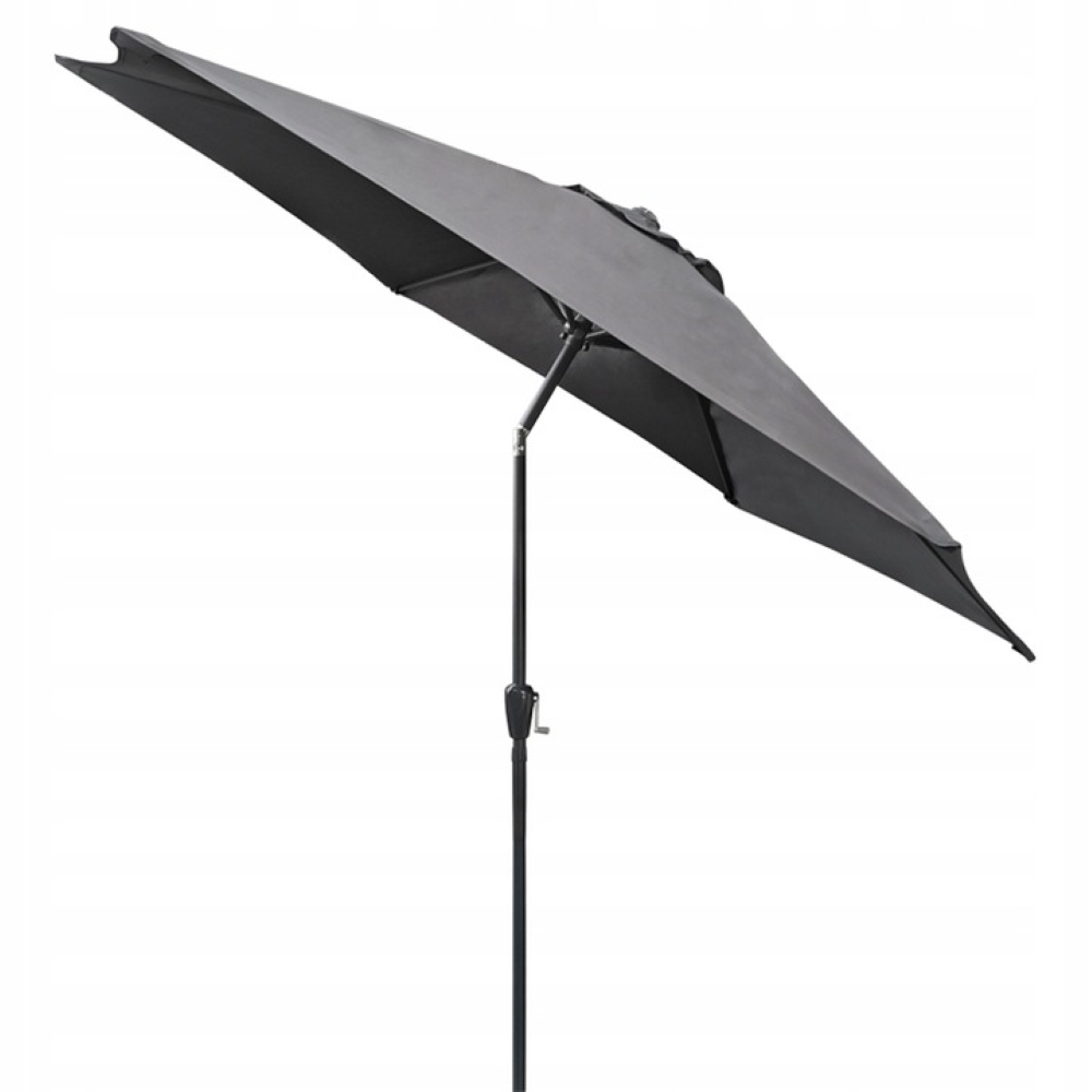 Duży regulowany parasol ogrodowy 300cm Orlando + pokrowiec ciemny szary