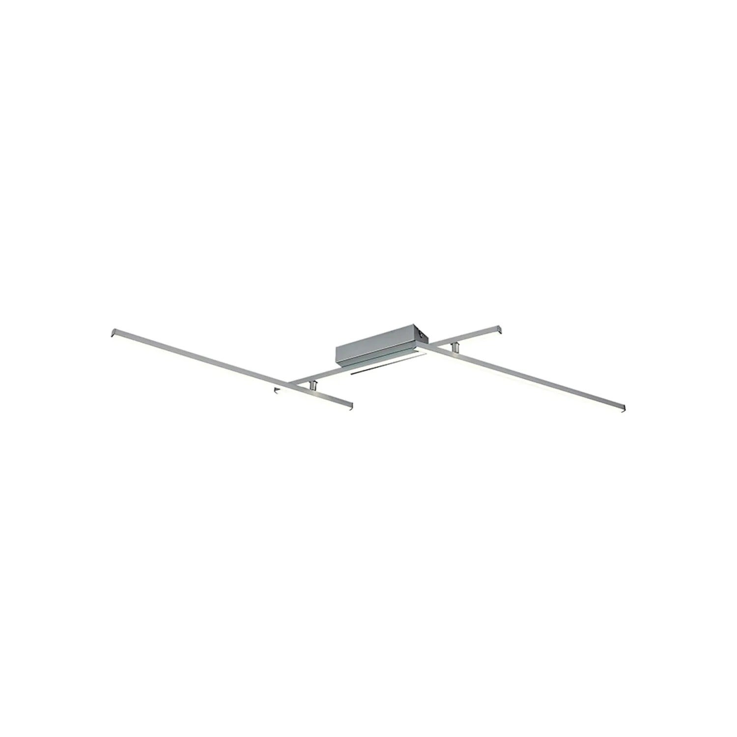 Lampa sufitowa LED Negan 24W Neutralna biel 1550lm metal srebrno-biała wym:8,5x114x114cm IP20 Rabalux