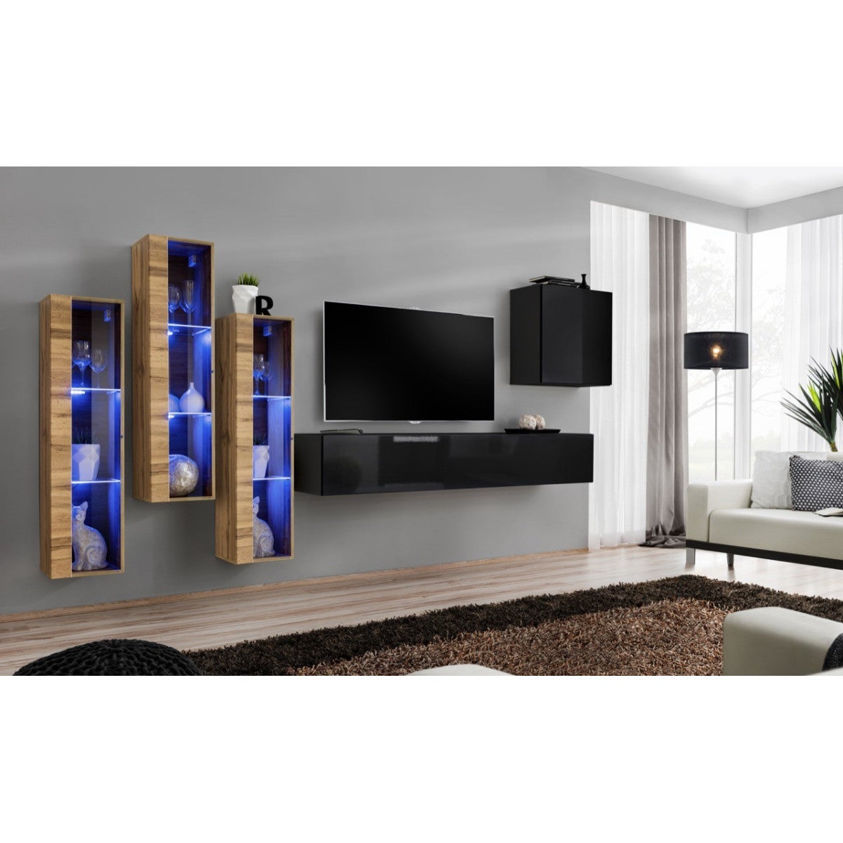 Meuble TV Mural Design 
