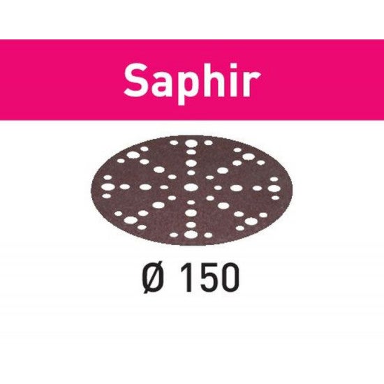 Festool Saphir For 5" (125mm) Sanders, 24-80 Grit, 25-Pack