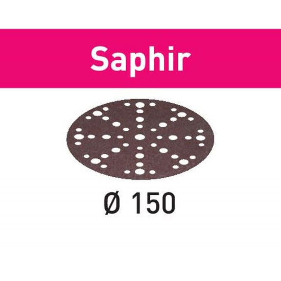 Festool Saphir For 5" (125mm) Sanders, 24-80 Grit, 25-Pack