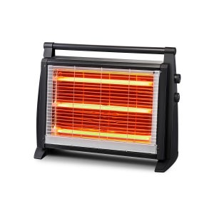 Stufa Elettrica Al Quarzo a 2 Elementi 400/800W Stufetta Alogena