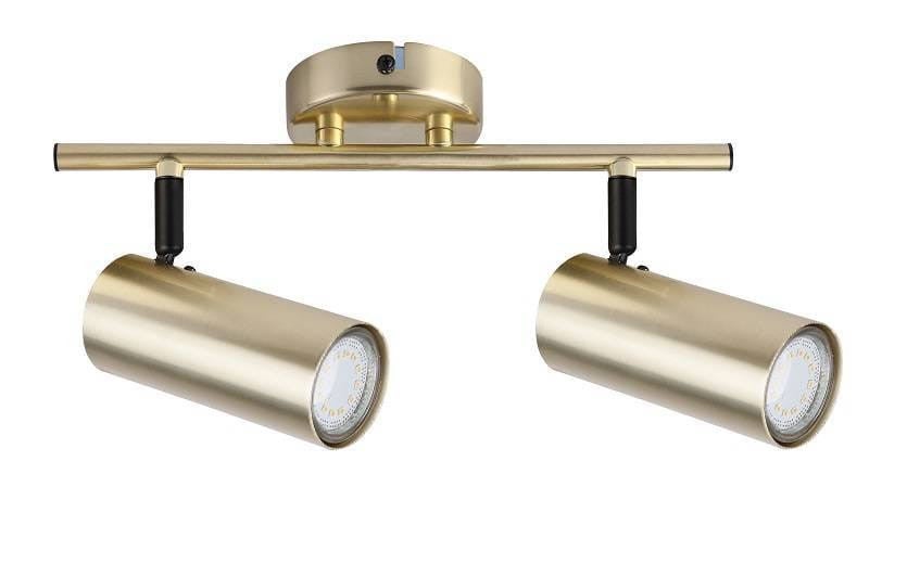 Kinkiet ścienny Colly mosiądz 2xGU10x15W wym: 36 x 9 cm metal IP20 Candellux