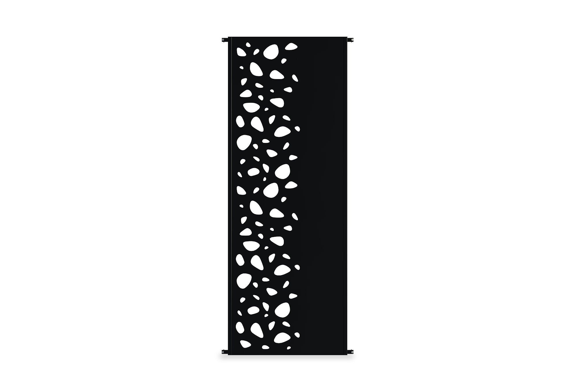 Lot de 2 panneaux décoratifs SUNNY Noir H.160cm motifs côté gauche - 5