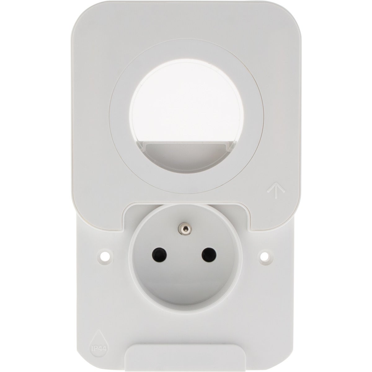 Prise étanche Cover IP44 16A - Blanc - Protec - 6