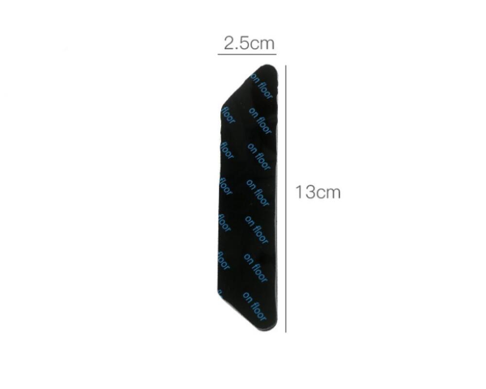 Lot de 12 rubans adhésifs antidérapants double face pour tapis en bois dur et carrelage, ruban adhésif réutilisable pour tapis pour éviter de glisser - 2