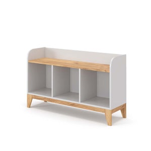 Cassapanca Legno Per Bambini - Baule Portagiochi Con Schienale | 58x30x49 Cm - Foto 10