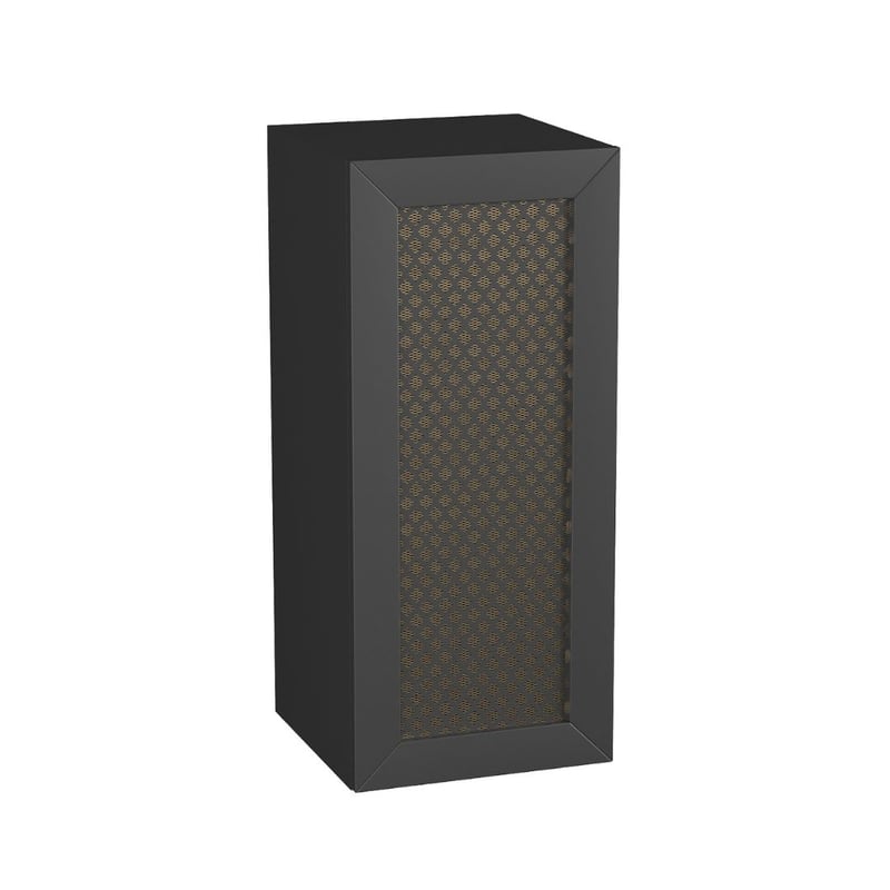 Szafka łazienkowa CHIC 35 cm czarna półmat/złota