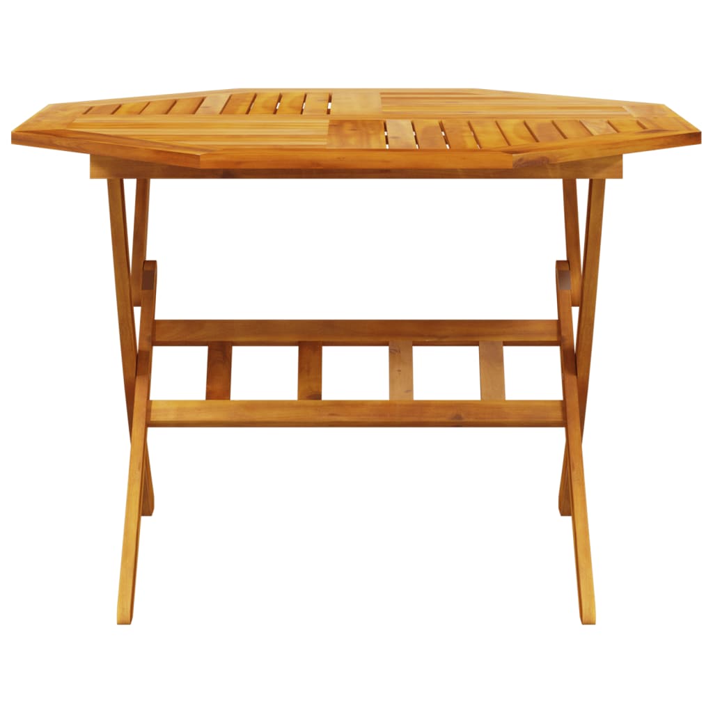 Table d'appoint d'extérieur rectangulaire en Bois Multicouleur 2 places - 4