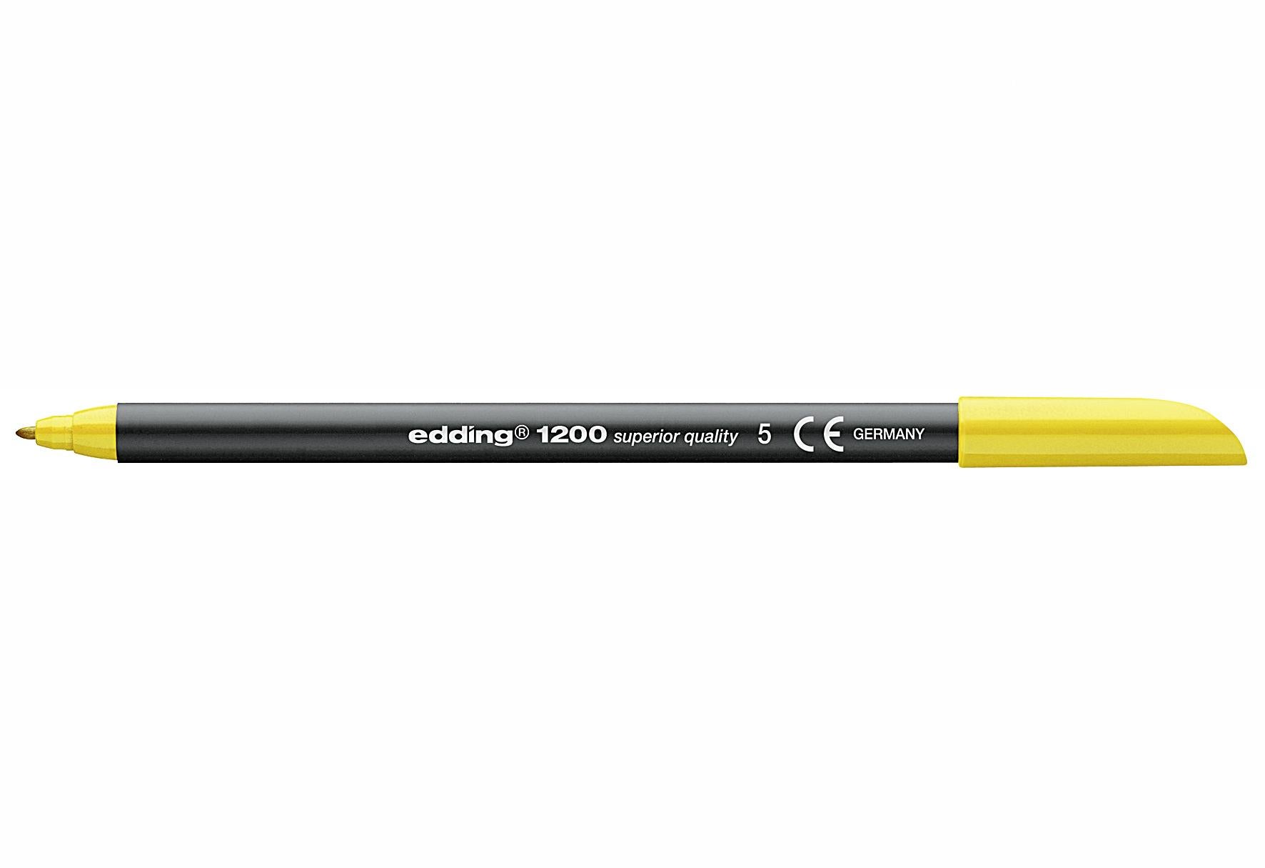 Marker Edding 1200 cienka końcówka żółty tusz wysokiej jakości