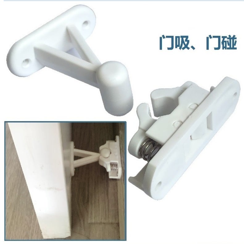 Arrêt de Porte Blanc cale Amovible pour Mobile-Home - 3