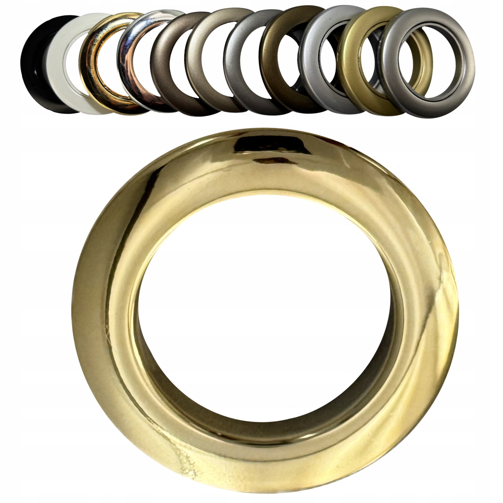 Kółko przelotka do zasłon kółka oczka plastikowe przelotka do firan zasłon 35x55 RANPLAST