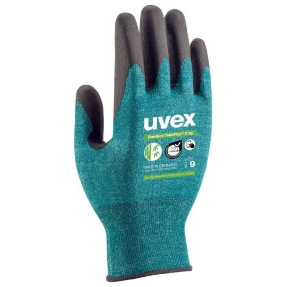 uvex Bamboo TwinFlex D xg 6009010 Gants de protection contre les coupures Taille: 10 EN 397 1 paire(s) - 5