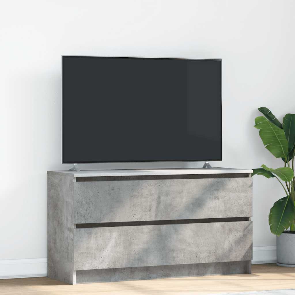 Generico Mobile Porta TV Grigio Cemento 100x40x40cm In Legno Multistrato,kangqiling800049 - 6